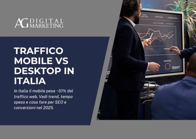 Traffico mobile vs desktop in Italia (2025): dati e impatti