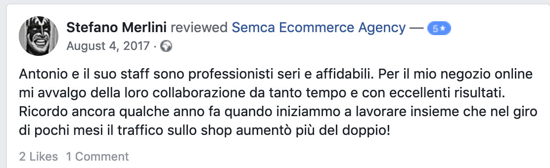 recensione clienti digital marketing consulenza