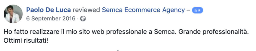 recensione clienti digital marketing consulenza