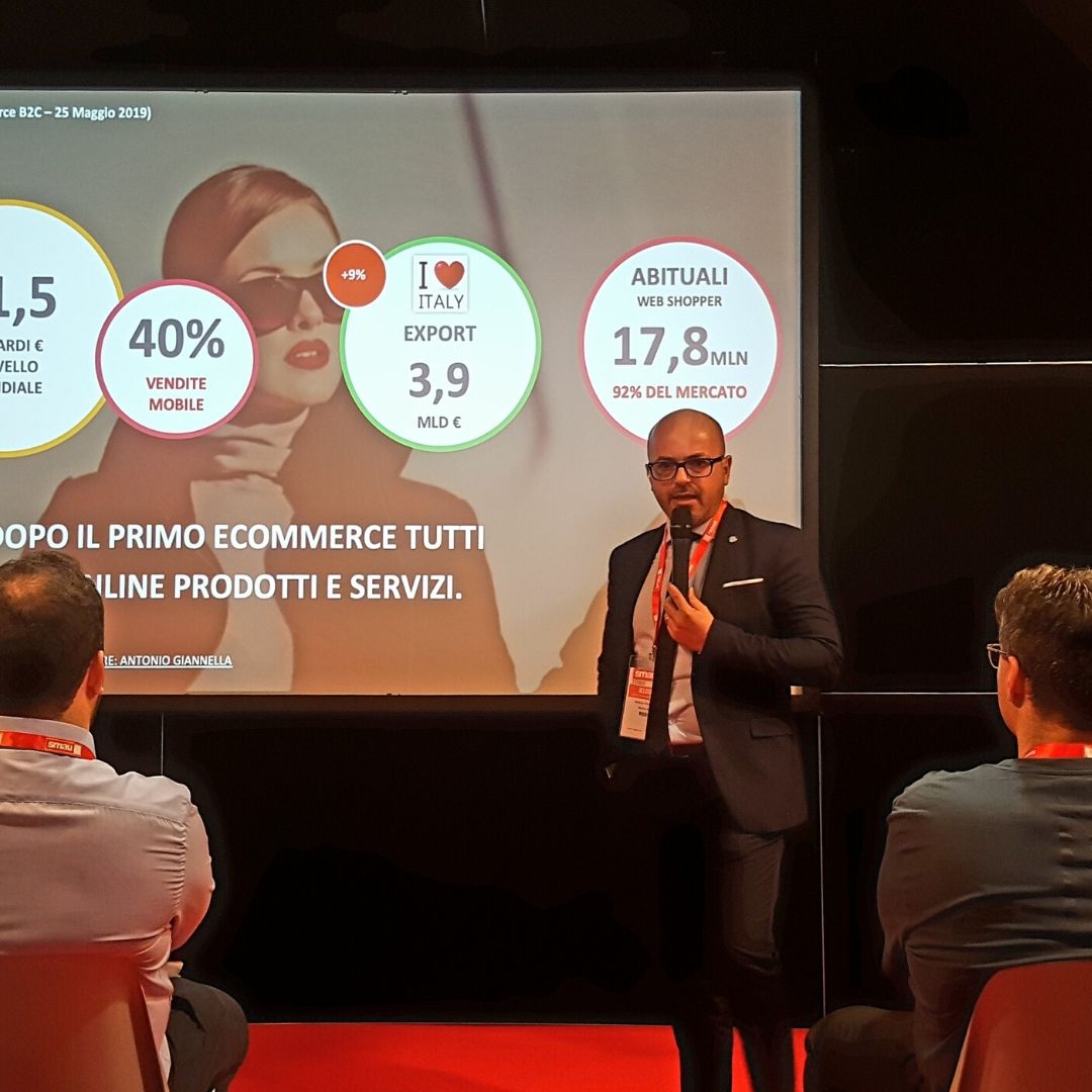 consulente ecommerce antonio giannella digital marketing manager - consulente seo - smau 2019