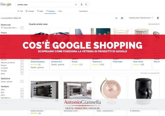 cos'è google shopping guida completa