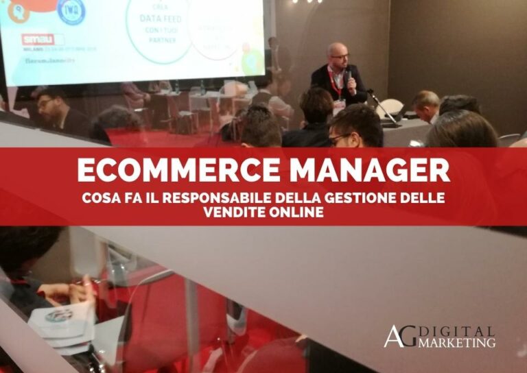 ecommerce manager di cosa si occupa