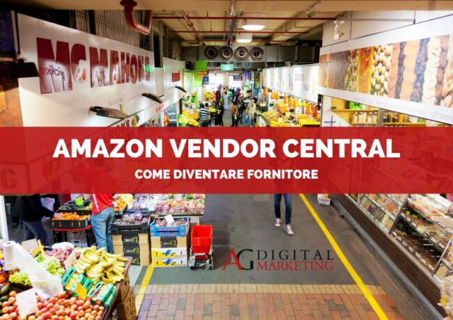 amazon vendor central diventare fornitori
