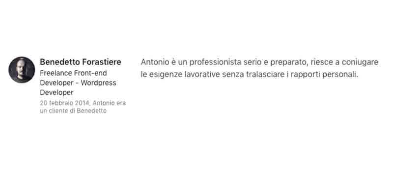 recensione cliente IN 06