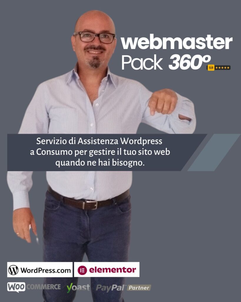 assistenza webmaster per wordpress siti web performance e gestione