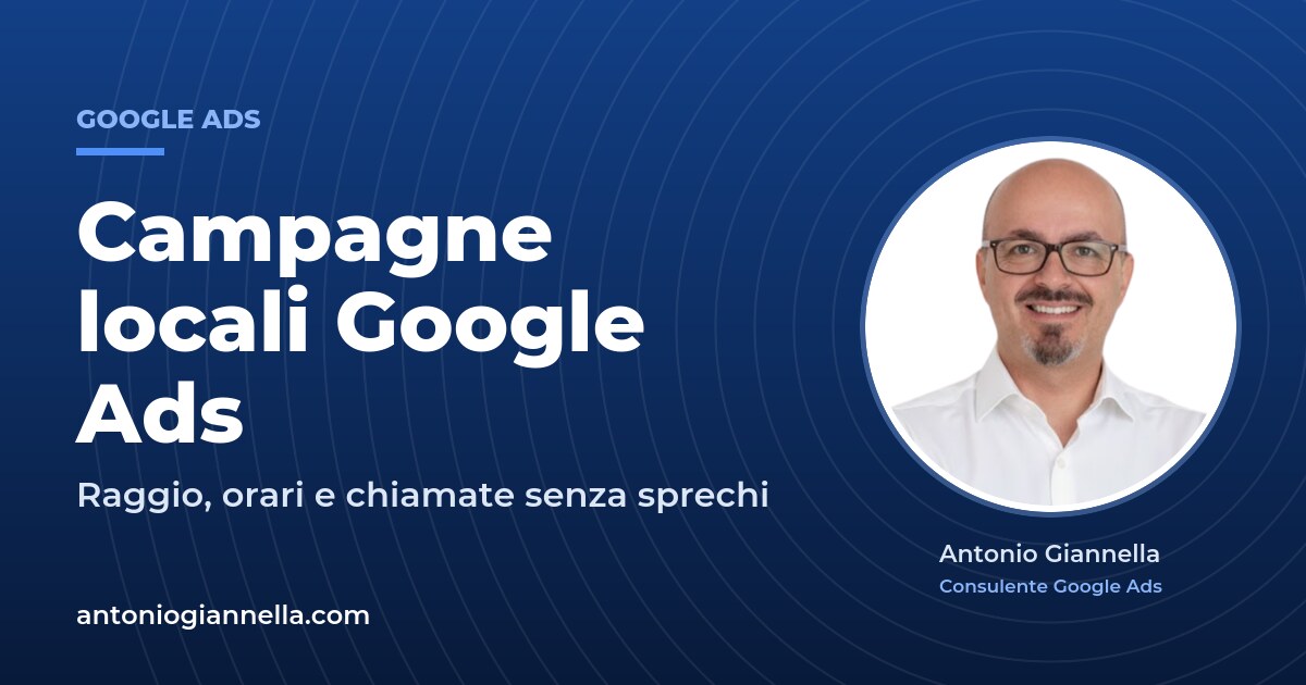 Campagne locali Google Ads Campagne locali Google Ads