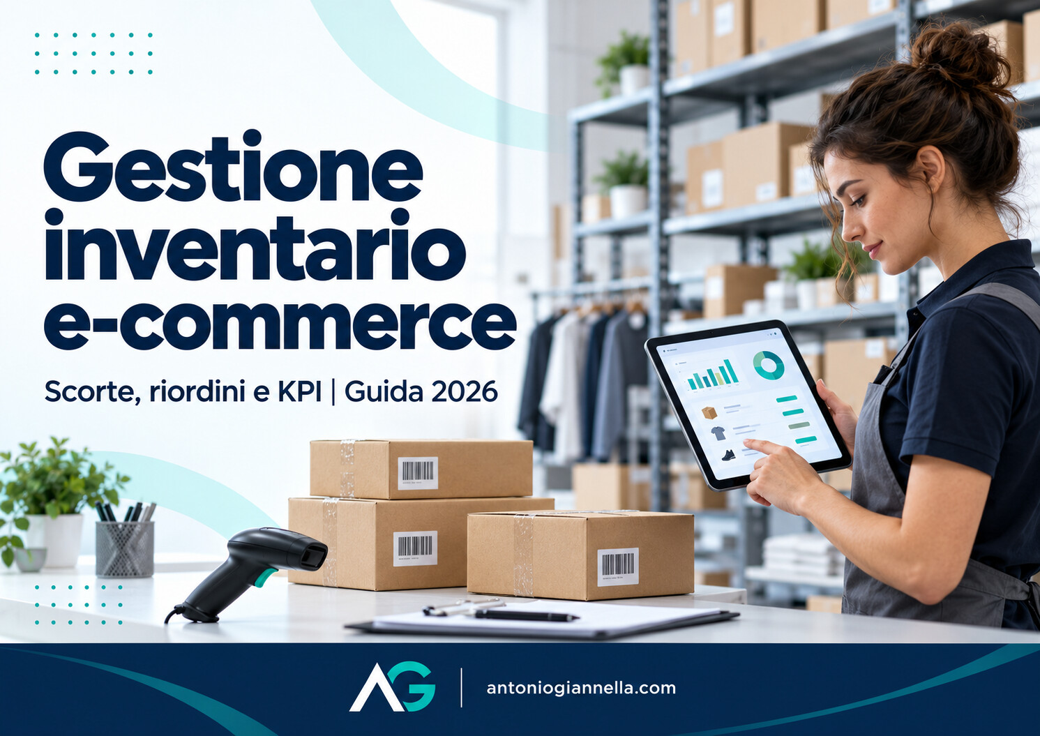 Gestione inventario e-commerce: guida pratica 2026 Gestione inventario e-commerce: magazzino, riordino scorte e dashboard
