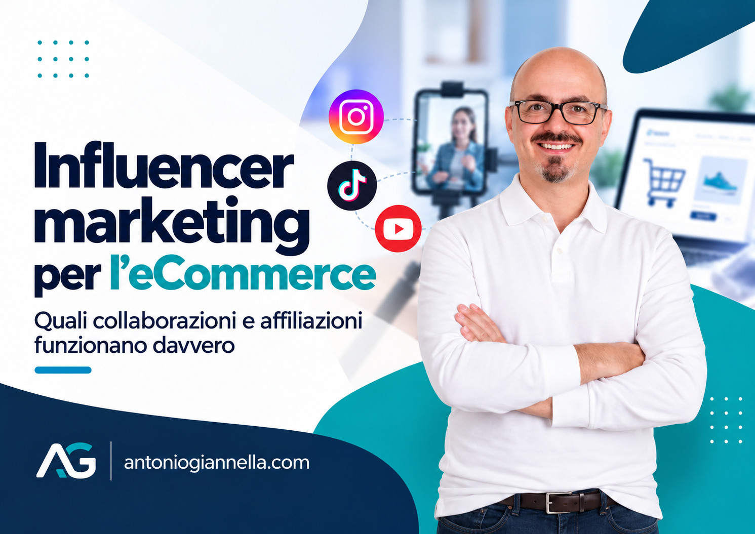 Influencer marketing per l’eCommerce – copertina aggiornata Copertina dell’articolo sull’influencer marketing per l’eCommerce