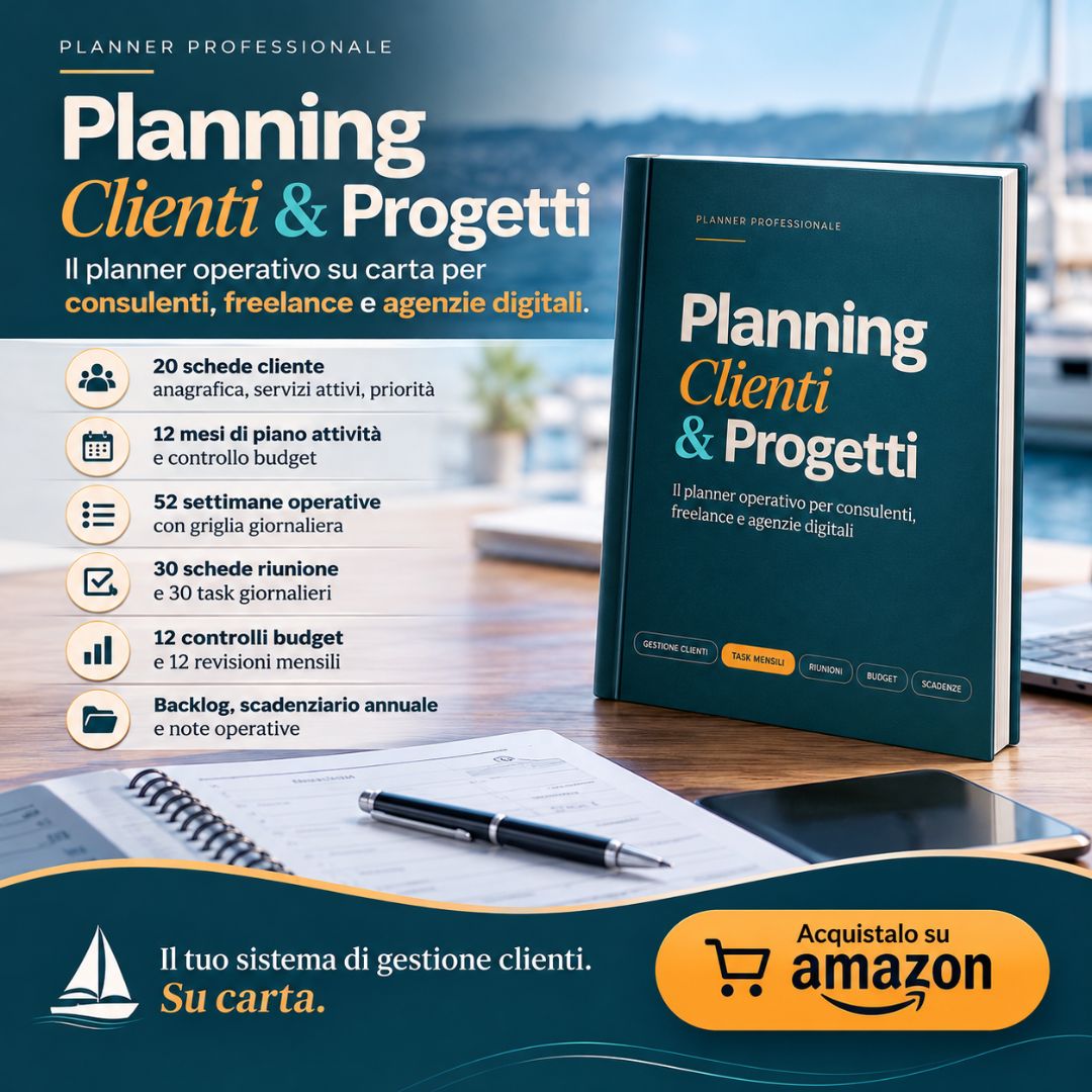 Copertina di Planning Clienti e Progetti